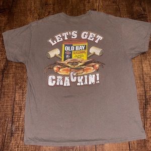 retro vintage 1990s Maryland old Bay crab T-shirt